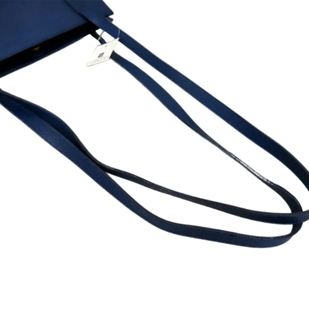 Givenchy [Authentic] NEW Marine Blue Leather 4G Structured Square Shoulder Bag - Picture 7 of 13